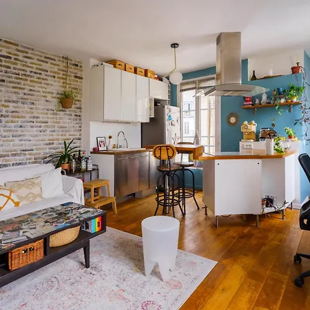Contemporary 1bd Hopital Saint Louis * Paris